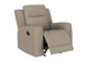 610283 Brentwood Upholstered Recliner Chair Taupe