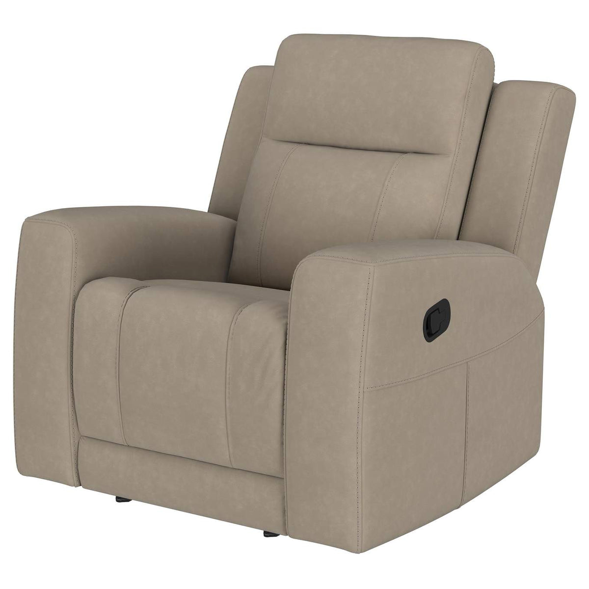 610283 Brentwood Upholstered Recliner Chair Taupe