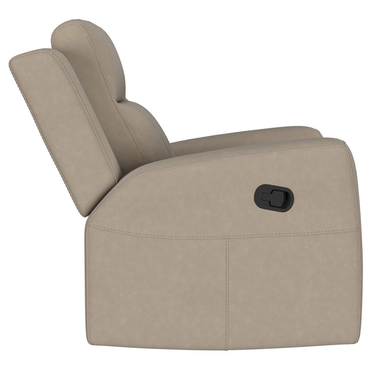 610283 Brentwood Upholstered Recliner Chair Taupe