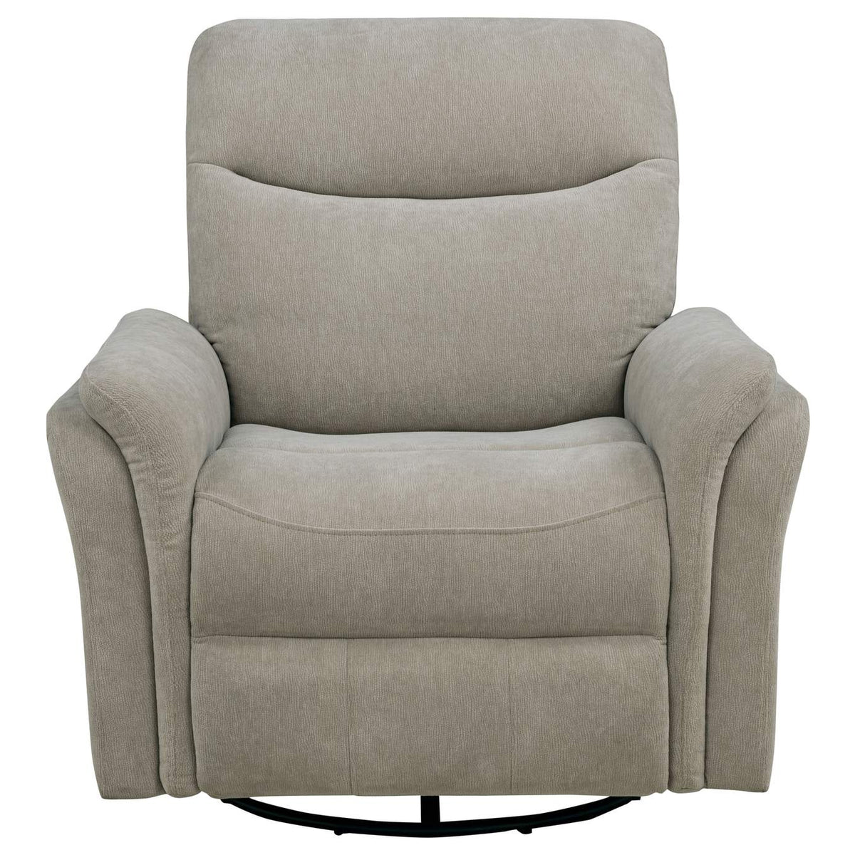 610423P Adler Upholstered Power Swivel Glider Recliner Greige