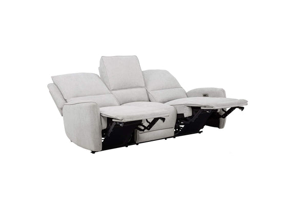 610521P-S2 Sylmar 2-piece Chenille Power Reclining Sofa Set Dove Grey