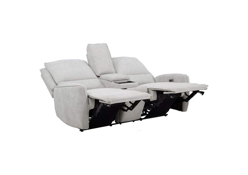610521P-S2 Sylmar 2-piece Chenille Power Reclining Sofa Set Dove Grey