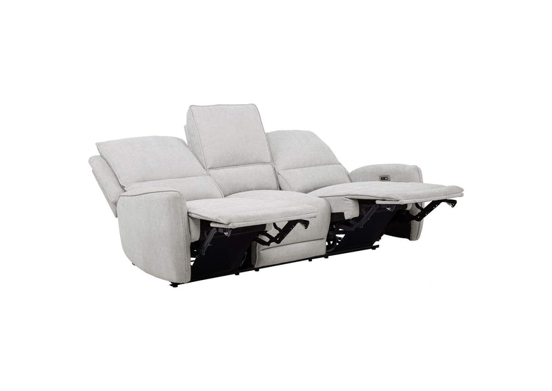 610521P-S3 Sylmar 3-piece Chenille Power Reclining Sofa Set Dove Grey