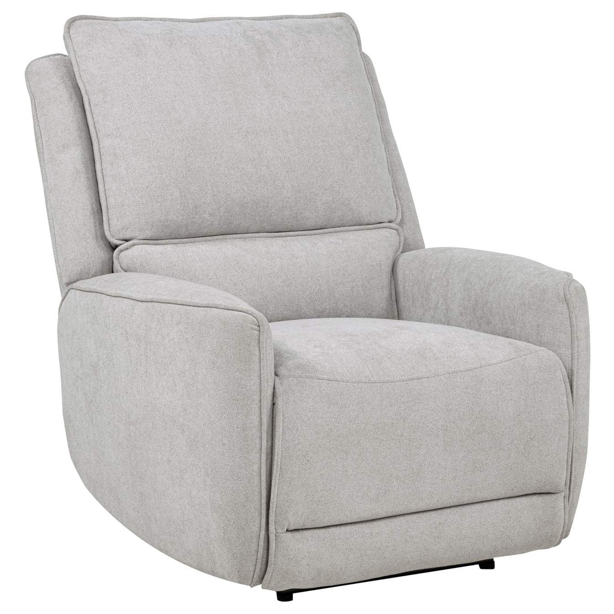 610521P-S3 Sylmar 3-piece Chenille Power Reclining Sofa Set Dove Grey