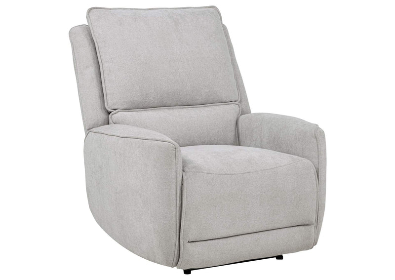 610521P-S3 Sylmar 3-piece Chenille Power Reclining Sofa Set Dove Grey