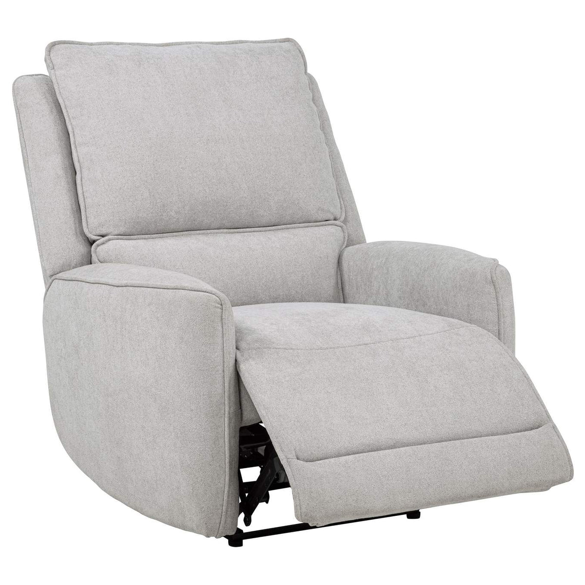 610521P-S3 Sylmar 3-piece Chenille Power Reclining Sofa Set Dove Grey