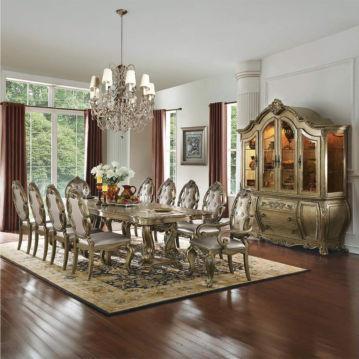61290 Ragenardus Dining Table with Leaf