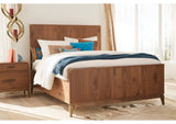 8N16F7 Adler Wood Panel Bed In Natural Walnut