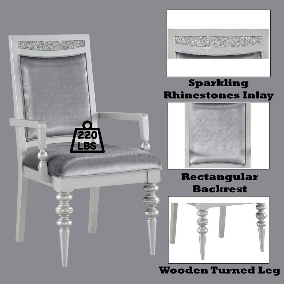 61803 Maverick Arm Chair - Set of 2