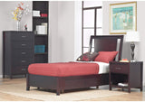 NV23D4 Nevis Low Profile Storage Bed In Espresso
