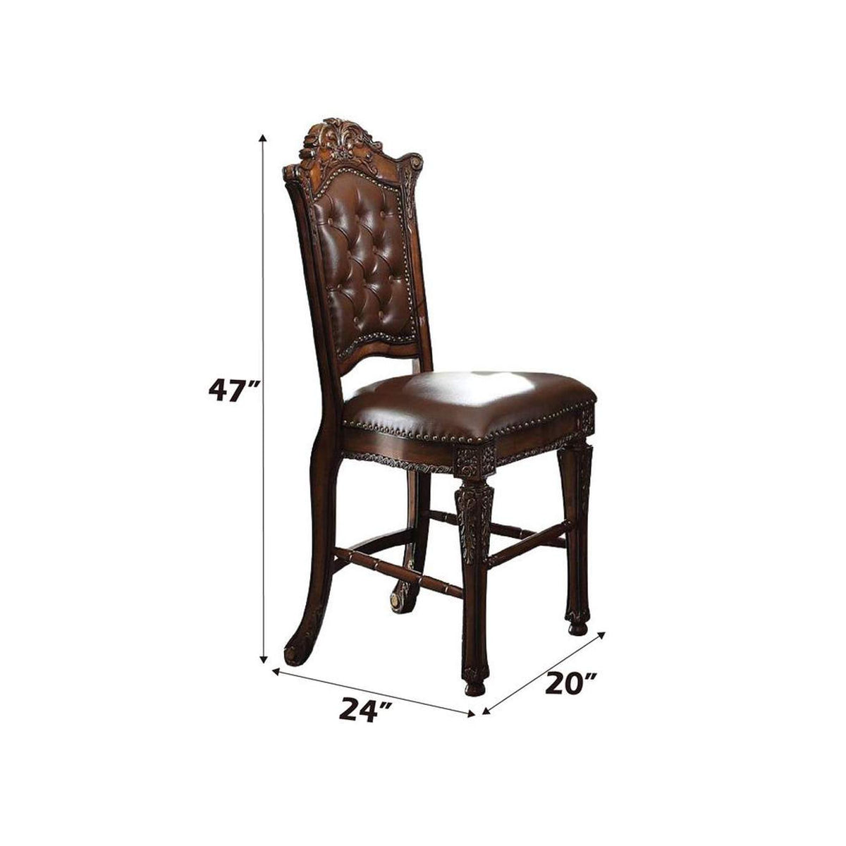 62034 Vendome Counter Height Chair - Set of 2