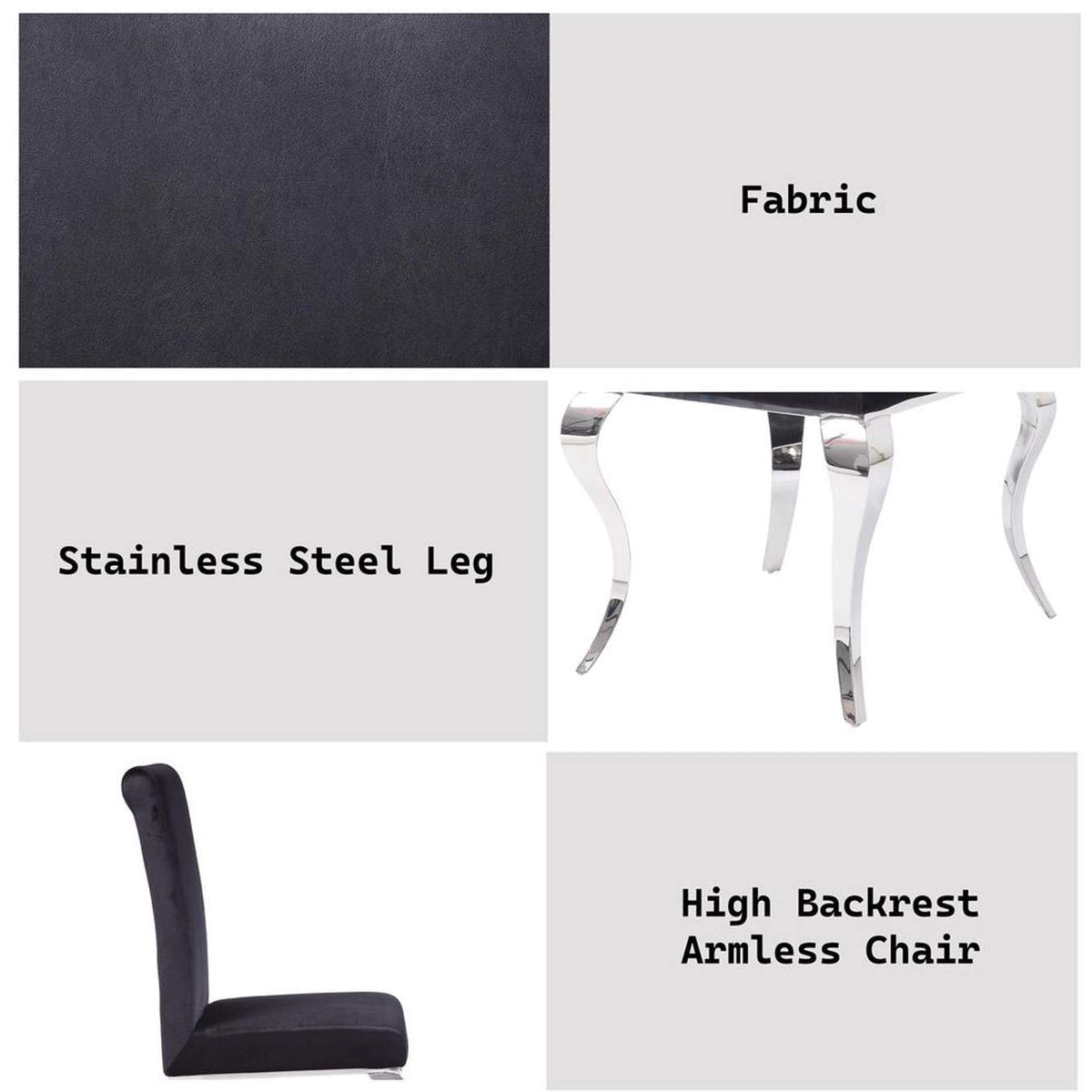 62072 Fabiola Side Chair - Set of 2