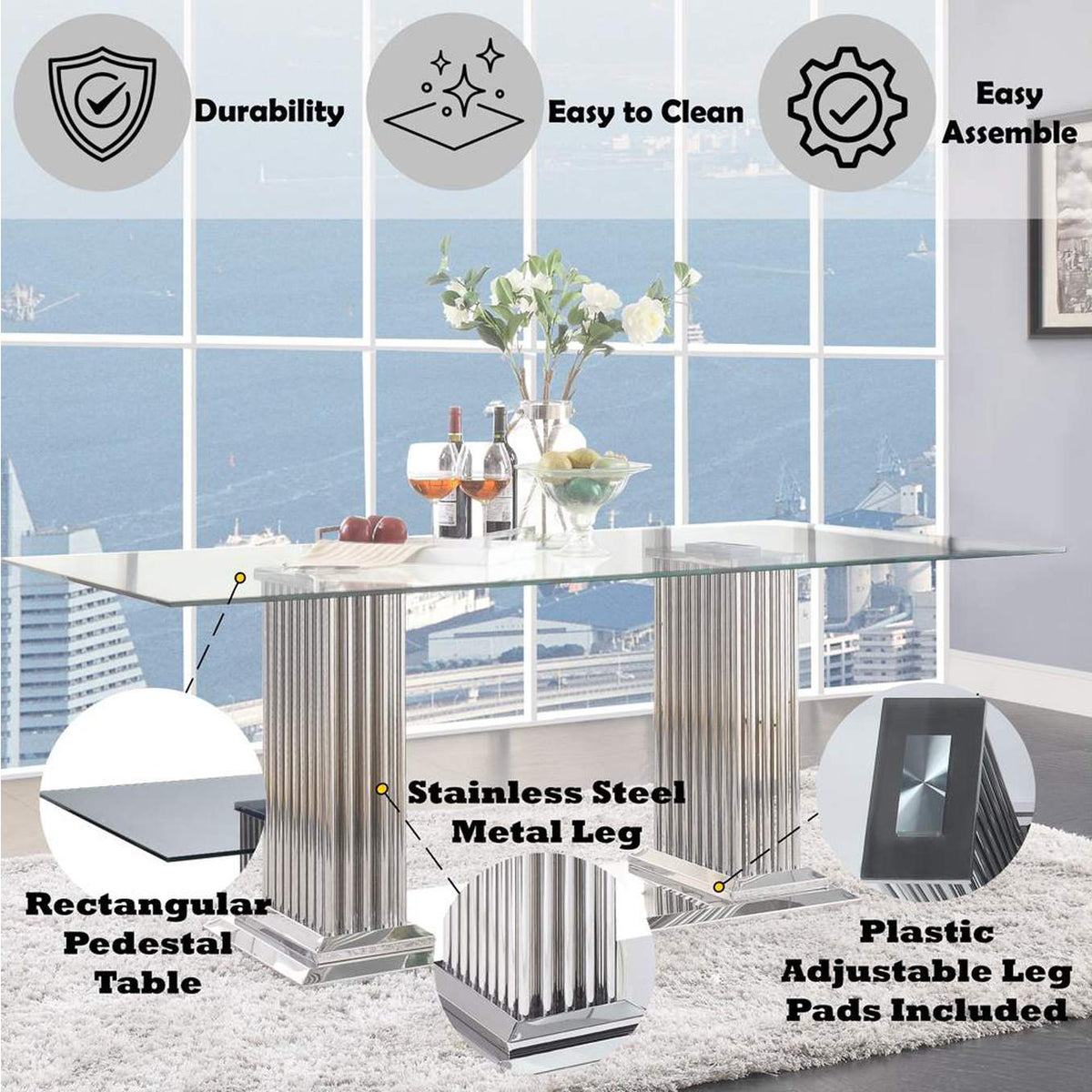 62075 Cyrene Dining Table