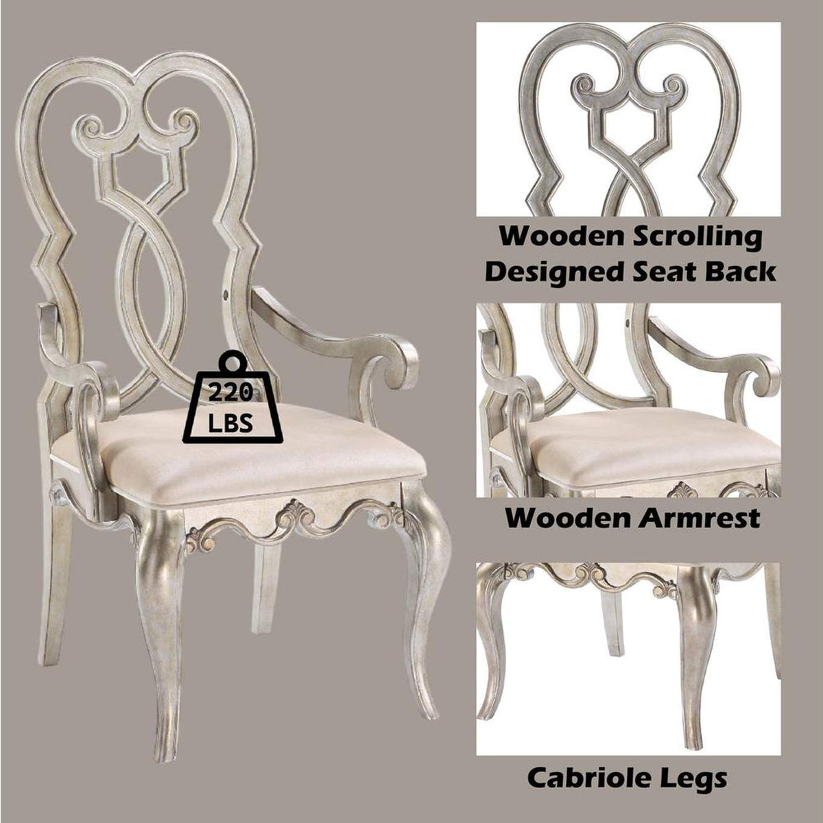 62203 Esteban Arm Chair - Set of 2