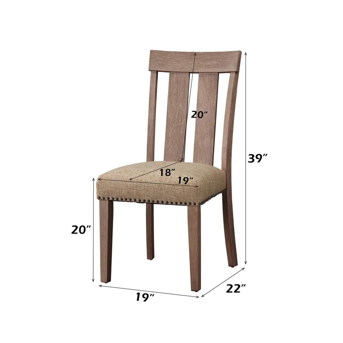 62332 Nathaniel Side Chair - Set of 2