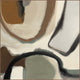 Neutral Swirls - 48" x 48" Painting Art By Buddy Whitlock - Beige / Green