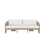 Driftbay - 6-Piece Resort Outdoor Conversation Set - White / Natural