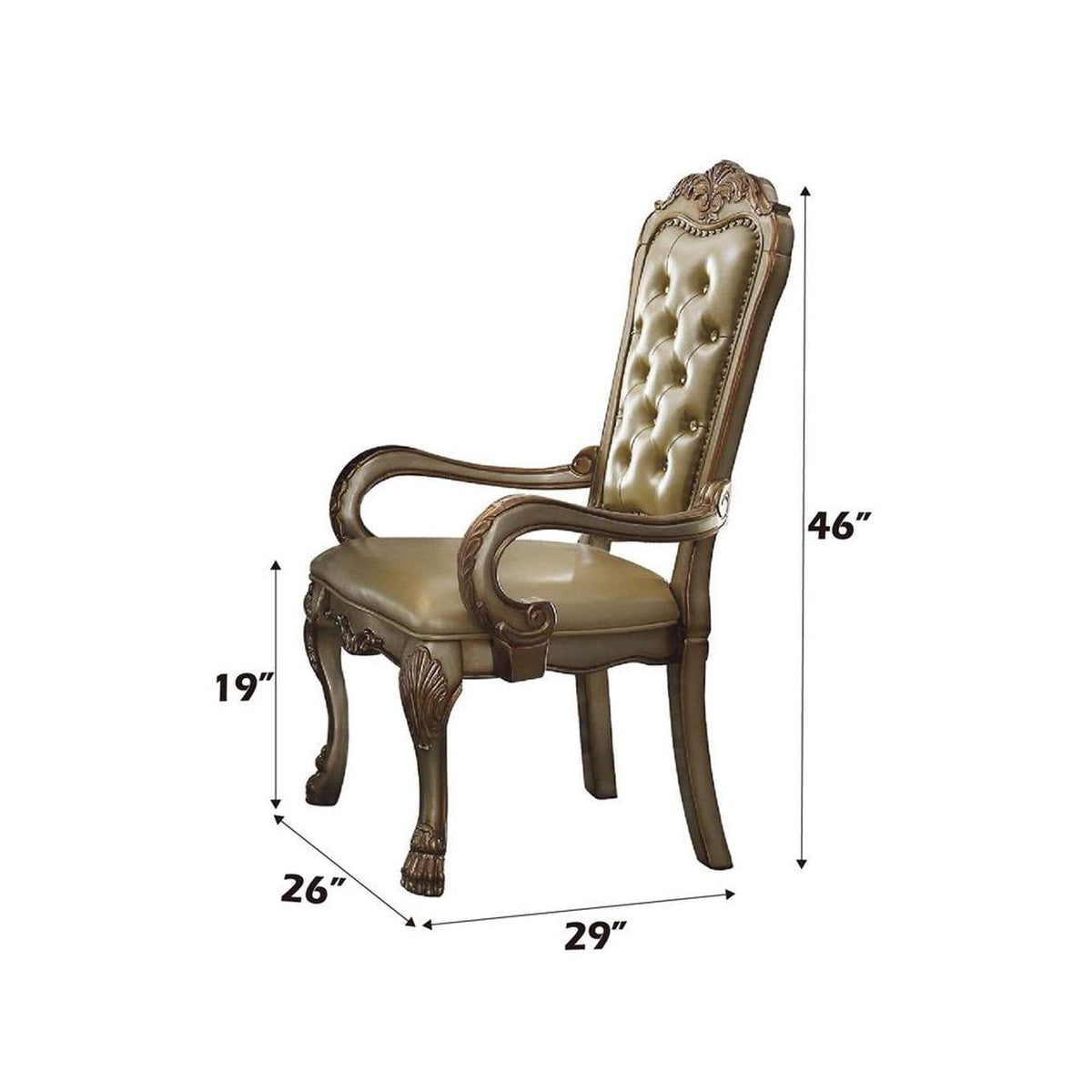 63154 Dresden Arm Chair - Set of 2