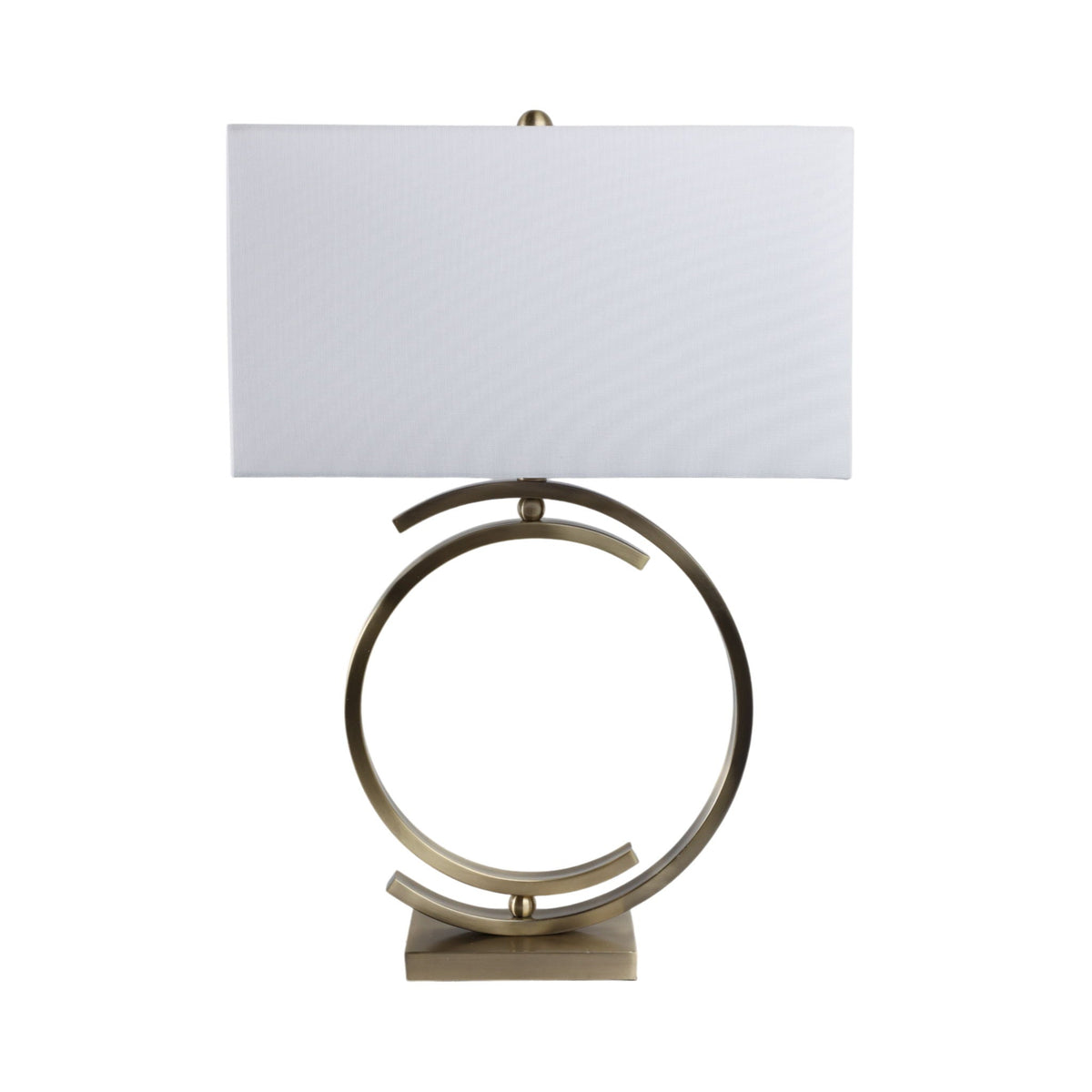 30" x 20" Half-Circles Rectangle Shade Lamp - Antique