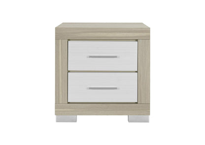 EMMA-NATURAL_WHITE-NS EMMA NATURAL - WHITE NIGHTSTAND
