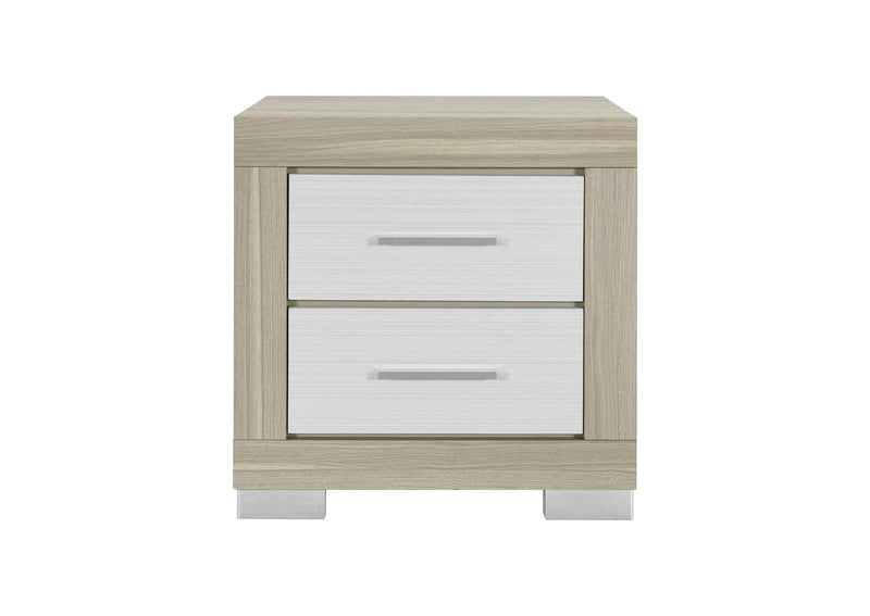 EMMA-NATURAL_WHITE-NS EMMA NATURAL - WHITE NIGHTSTAND