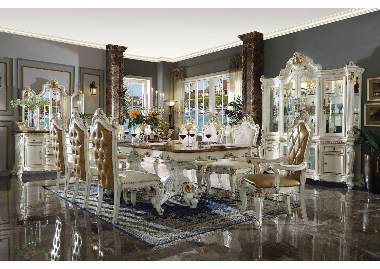63460 Picardy Dining Table