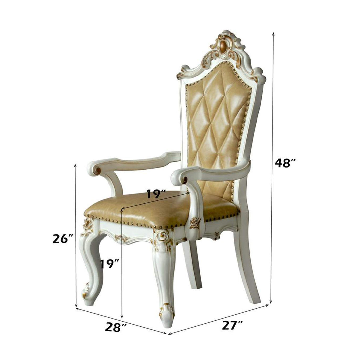63463 Picardy Arm Chair - Set of 2