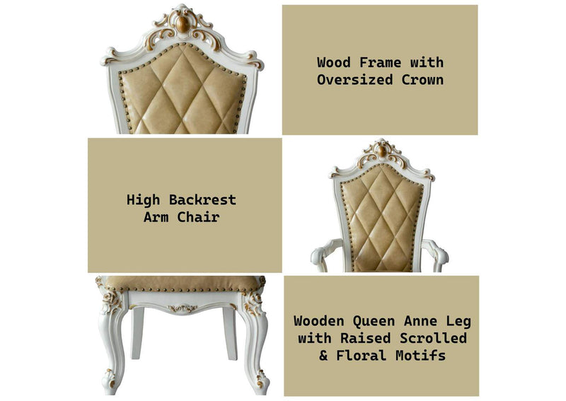 63463 Picardy Arm Chair - Set of 2