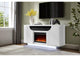 AILEEN-WHT-EU_66_W_LED_&_SPKR AILEEN WHITE 66" ENT UNIT W - LED, SPEAKERS, CRYSTAL AND POP-UP DOORS