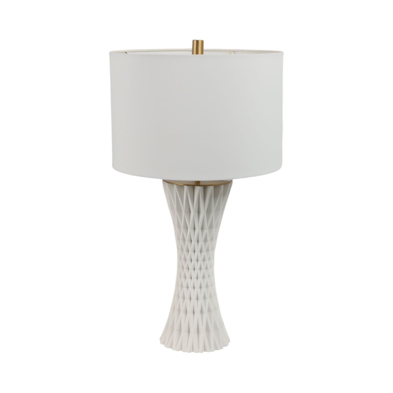 Obsert 3D Printed Porcelain Table Lamp - White