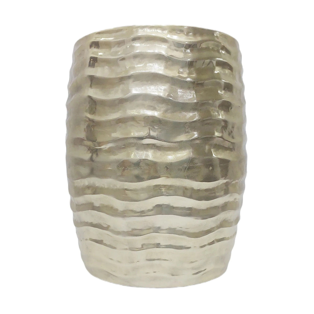 Watford Wavy Drum Table - Gold