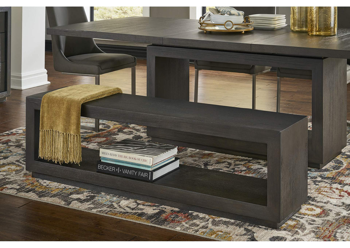 AZU565 Oxford Dining Bench In Basalt Grey