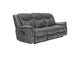 650354 Conrad Upholstered Padded Arm Motion Sofa Grey