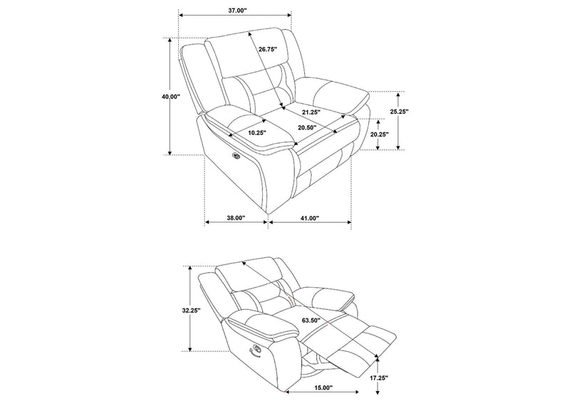 651353 Greer Upholstered Swivel Glider Recliner Chair Taupe
