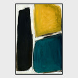Mineral - 48" x 72" Painting Art by Buddy Whitlock - Blue / Yellow