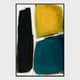 Mineral - 48" x 72" Painting Art by Buddy Whitlock - Blue / Yellow