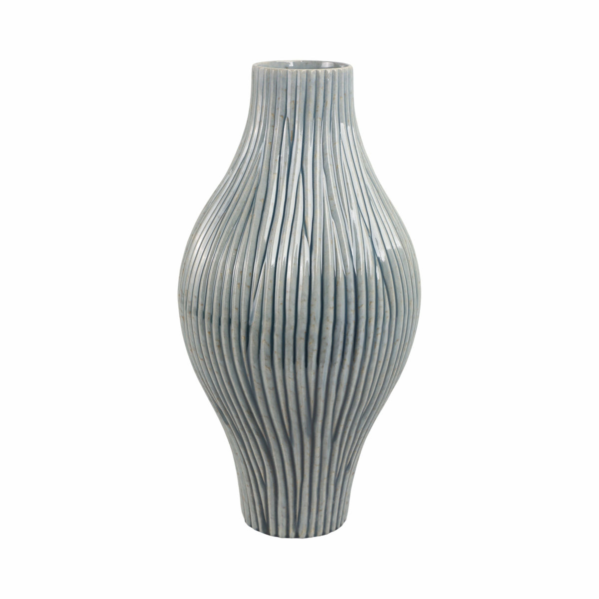 Arouca Large Portugal Vase - Gray / Blue