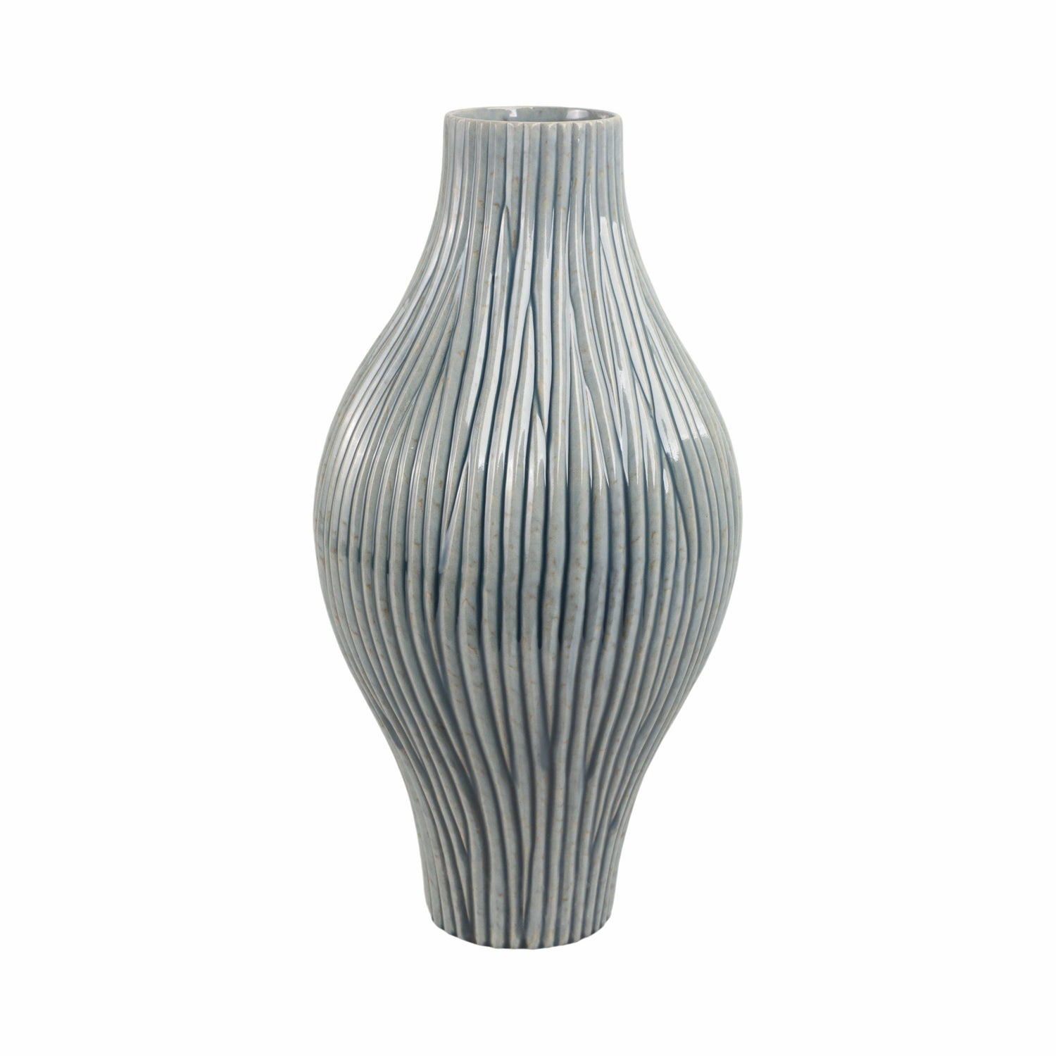 Arouca Large Portugal Vase - Gray / Blue