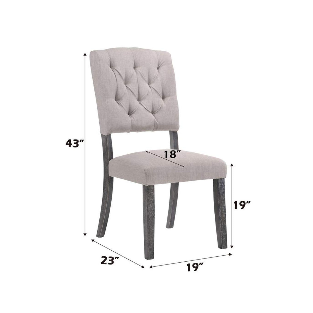 66192 Bernard Side Chair - Set of 2