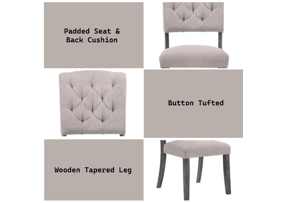 66192 Bernard Side Chair - Set of 2