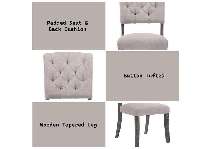 66192 Bernard Side Chair - Set of 2
