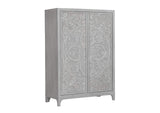 1JQ986A Boho Chic Wardrobe Chest In Washed White (2024)