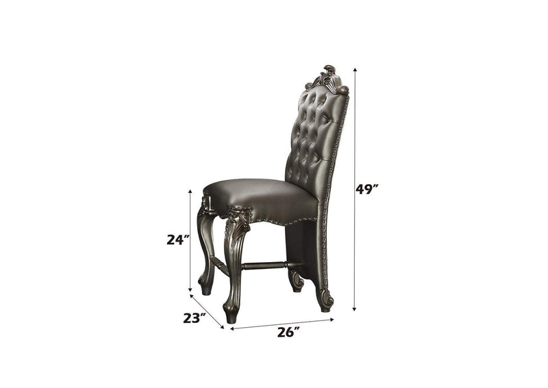 66837 Versailles Counter Height Chair - Set of 2