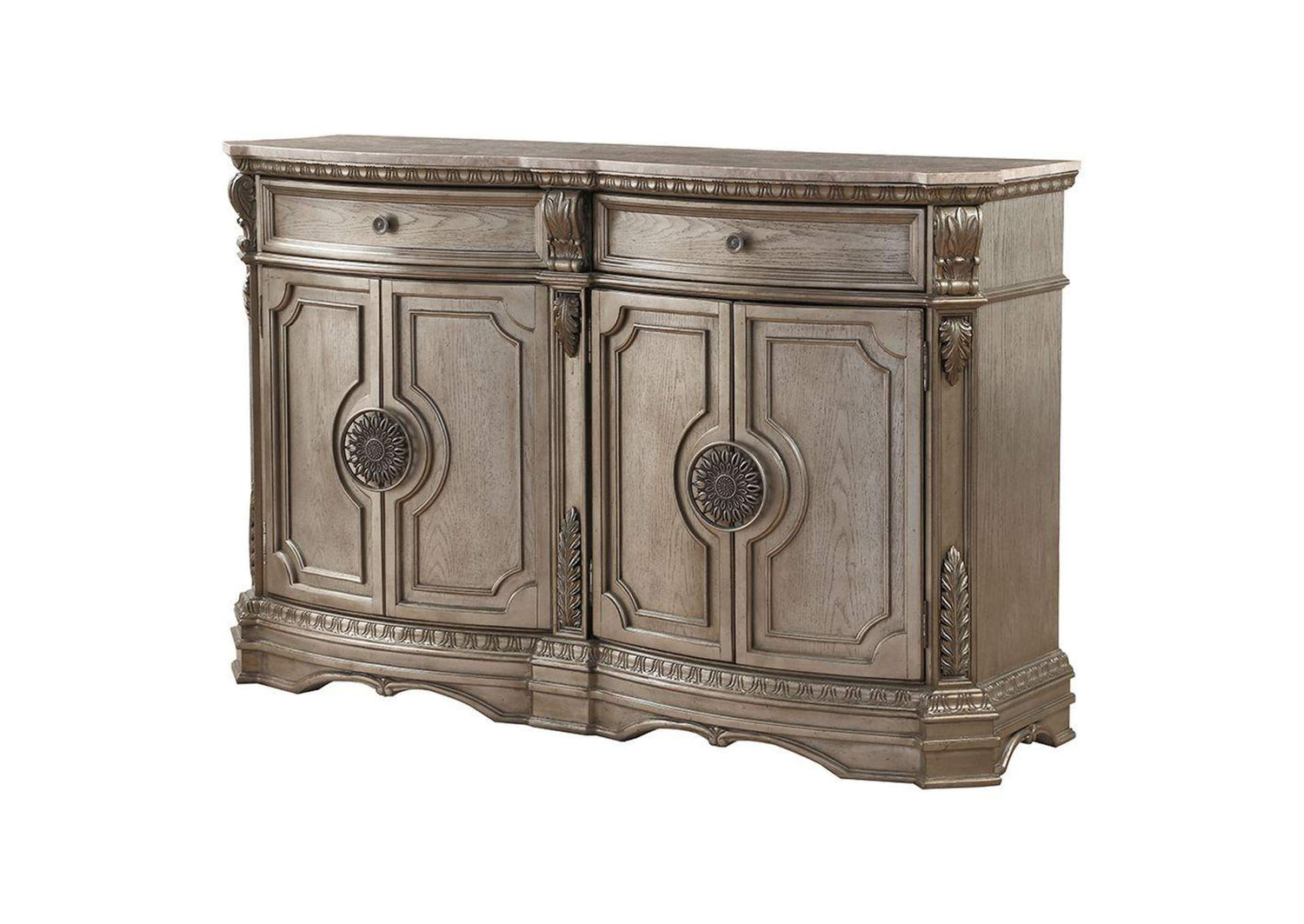 66926 Northville Server with Wood Top
