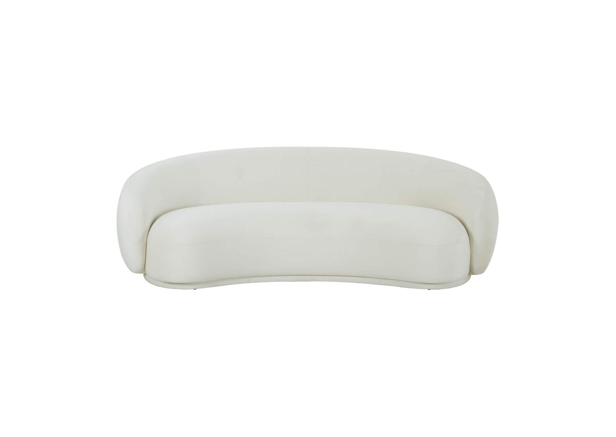 TOV-L44178 Kendall Cream Velvet Sofa