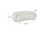 TOV-L44178 Kendall Cream Velvet Sofa