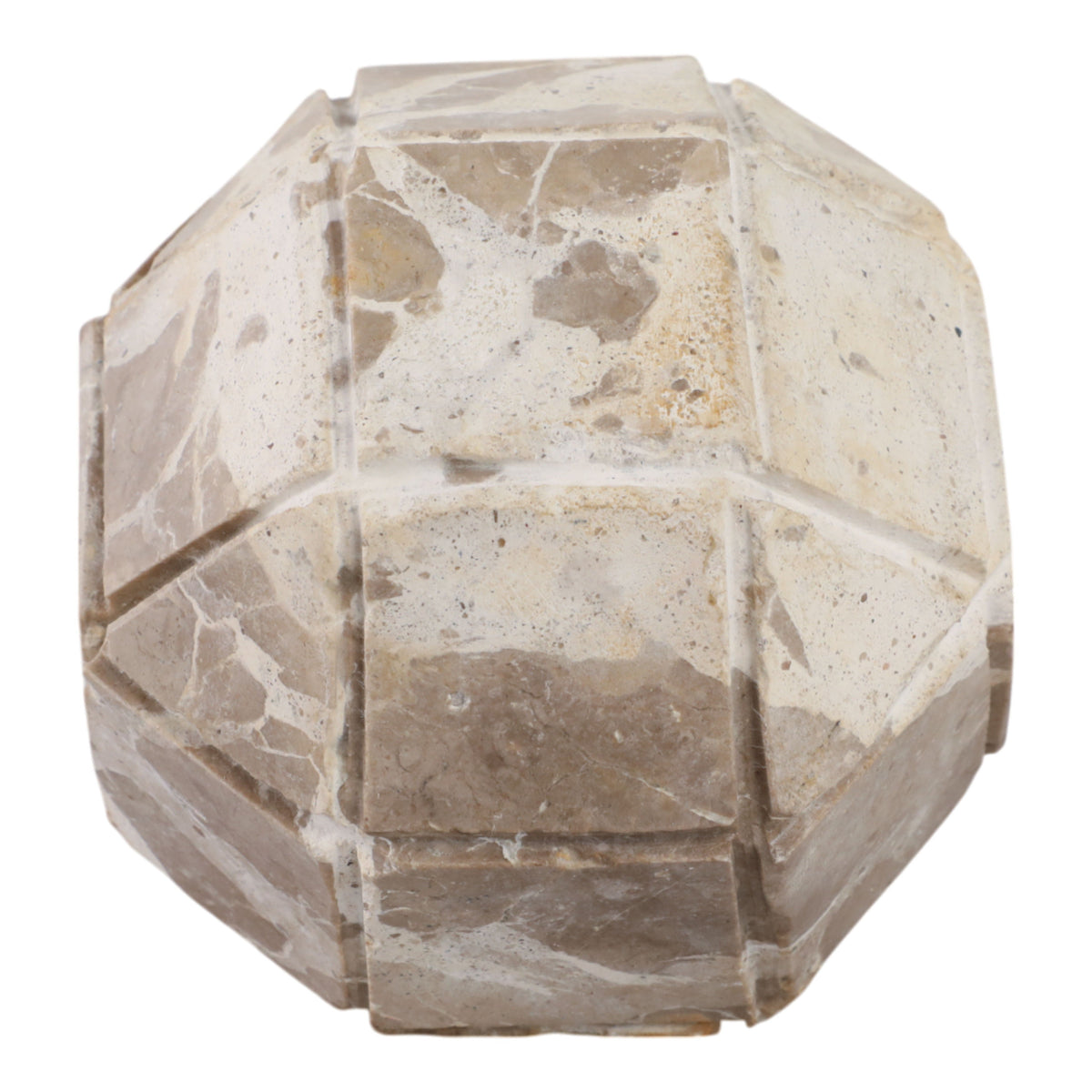 Pompano Small Marble Sphere - Beige