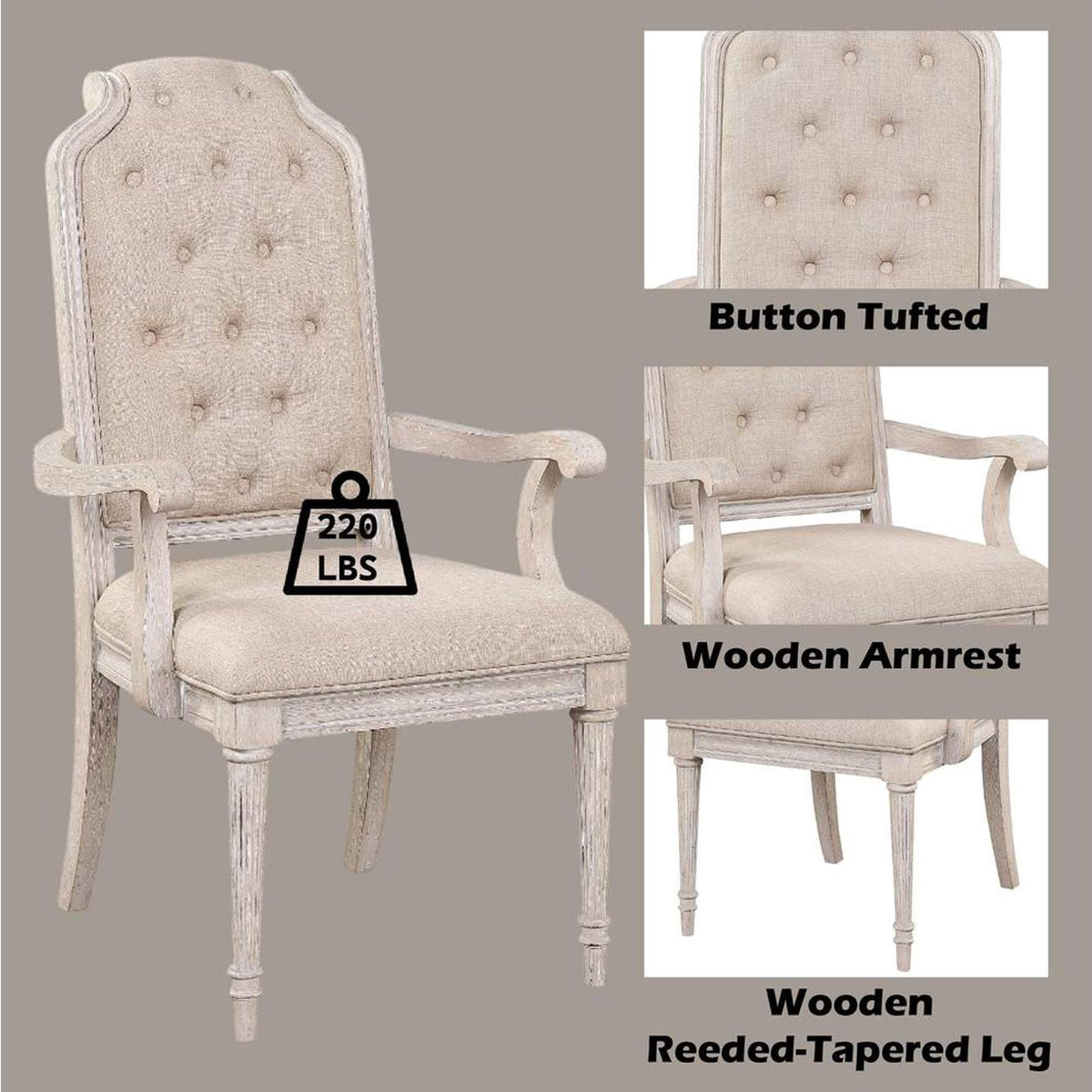 67533 Wynsor Arm Chair - Set of 2