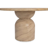 Portola - 47" Outdoor Round Dining Table - Beige
