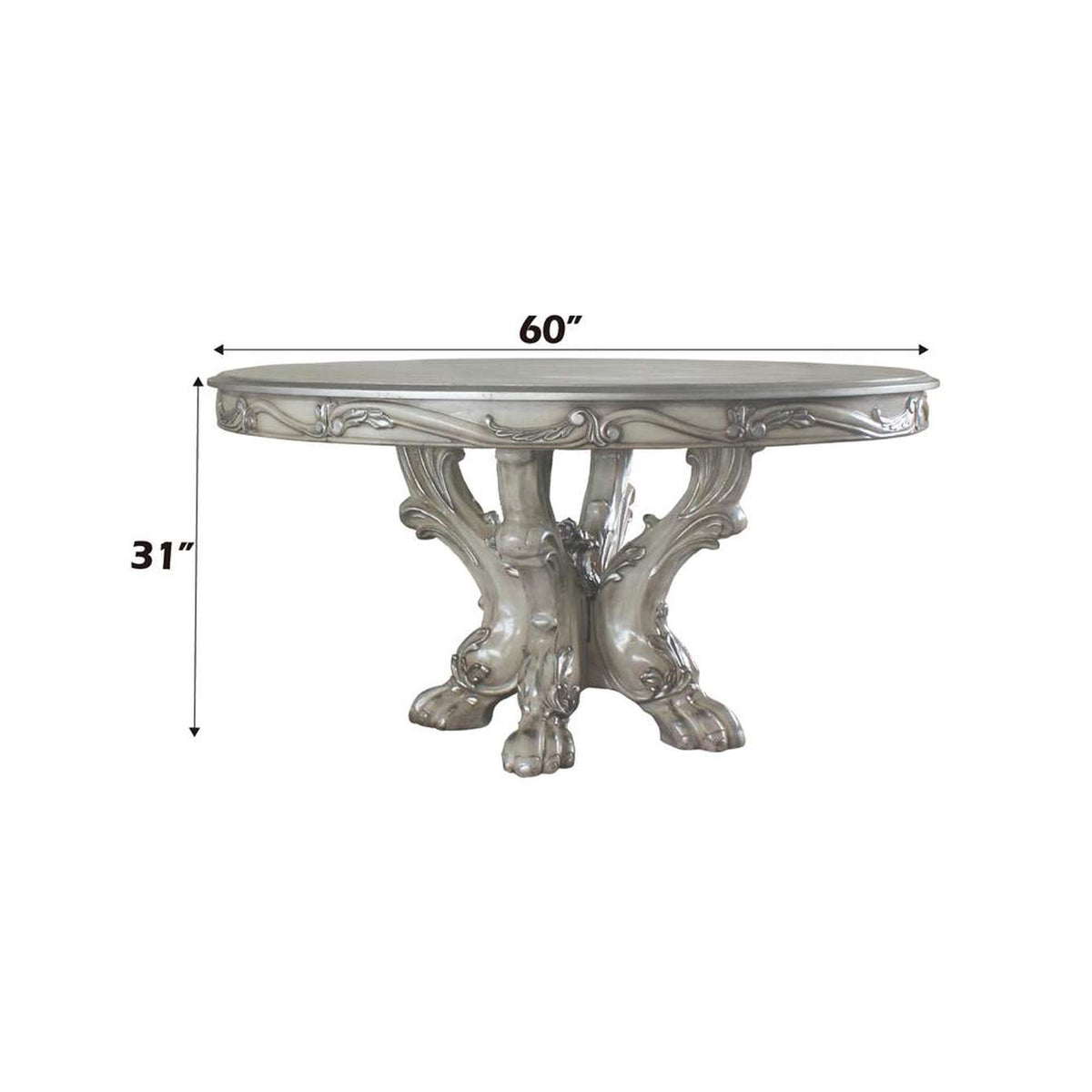 68180 Dresden Round Pedestal Dining Table